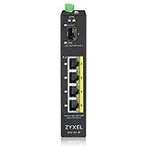 Zyxel RGS100-5P Unmanaged L2 Gigabit Ethernet (10/100/1000) Power over Ethernet (PoE) Zwart