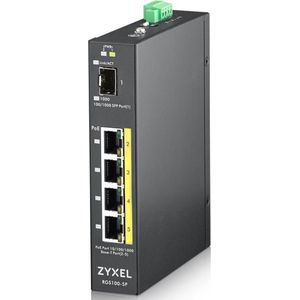 Zyxel Switch 5x GE RGS100-5P PoE Switch
