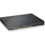 Zyxel XGS1930-28HP Managed L3 Gigabit Ethernet (10/100/1000) Power over Ethernet (PoE) Zwart