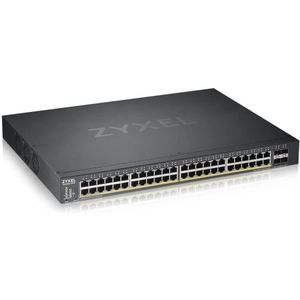 Zyxel XGS1930-52HP Managed L3 Gigabit Ethernet (10/100/1000) Power over Ethernet (PoE) Zwart