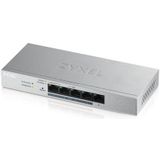 ZyXEL GS1200-5HPV2-EU0101F RJ-45 PoE Switch - 5 Poorten - Grijs
