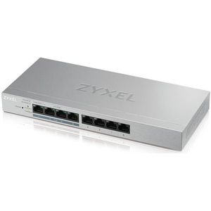 Zyxel GS1200-8HP v2 Managed Gigabit Ethernet (10/100/1000) Power over Ethernet (PoE) Grijs
