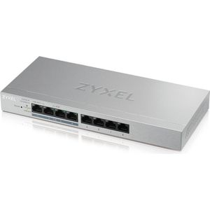 Zyxel Switch met 8 poorten Gigabit Web Manageable | PoE+ [60W] [GS1200-8HPv2]