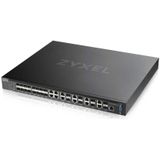 Zyxel XS3800-28 Managed L2+ 10G Ethernet (100/1000/10000) Zwart
