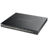 Zyxel XS3800-28 (4 Havens), Netwerkschakelaar, Zwart