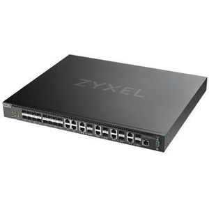 Zyxel XS3800-28 Managed L2+ 10G Ethernet (100/1000/10000) Zwart