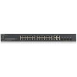 Zyxel GS1920-24V2 Managed Gigabit Ethernet (10/100/1000) Zwart