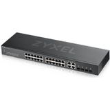 Zyxel GS1920-24V2 Managed Gigabit Ethernet (10/100/1000) Zwart