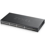 Zyxel GS1920-48V2 Managed Gigabit Ethernet (10/100/1000) Zwart