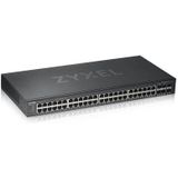 Zyxel GS1920-48V2 Managed Gigabit Ethernet (10/100/1000) Zwart