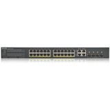 Zyxel GS1920-24HPV2 Managed Gigabit Ethernet (10/100/1000) Power over Ethernet (PoE) Zwart