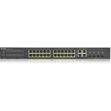Zyxel Nebula Gs1920-24hpv2 24g 4sfp Poe 375w Switch