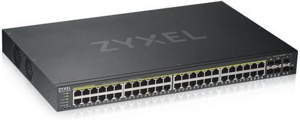 Zyxel GS1920-48HPV2 Managed Gigabit Ethernet (10/100/1000) Power over Ethernet (PoE) Zwart