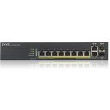 Zyxel GS1920-8HPV2 Managed Gigabit Ethernet (10/100/1000) Power over Ethernet (PoE) Zwart