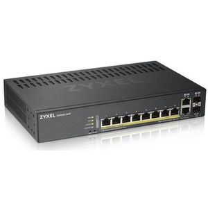 Zyxel GS1920-8HPV2 Managed Gigabit Ethernet (10/100/1000) Power over Ethernet (PoE) Zwart