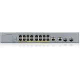 Zyxel GS1350-18HP-EU0101F netwerk-switch Managed L2 Gigabit Ethernet (10/100/1000) Power over Ethernet (PoE) Grijs