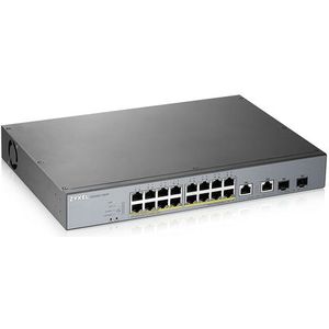 Zyxel GS1350-18HP-EU0101F netwerk-switch Managed L2 Gigabit Ethernet (10/100/1000) Power over Ethernet (PoE) Grijs