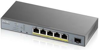 Zyxel GS1350-6HP-EU0101F netwerk-switch Managed L2 Gigabit Ethernet (10/100/1000) Power over Ethernet (PoE) Grijs