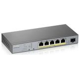 Zyxel GS1350-6HP-EU0101F netwerk-switch Managed L2 Gigabit Ethernet (10/100/1000) Power over Ethernet (PoE) Grijs