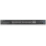 Zyxel - GS2220-28 - Beheerde Switch - 24 Poorten - Gigabit Ethernet