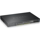 Zyxel - GS2220-28HP - Switch - 24 Poorten - Beheerd - L2