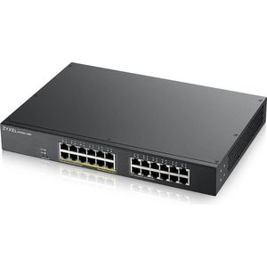 Zyxel GS1900-24EP Managed L2 Gigabit Ethernet (10/100/1000) Power over Ethernet (PoE) Zwart