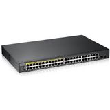 Zyxel - GS1900-48HPv2 - Switch - Beheerd - 48 Poorten - PoE