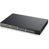 Zyxel GS1900-48HPv2 Managed L2 Gigabit Ethernet (10/100/1000) Power over Ethernet (PoE) Zwart