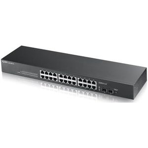 Zyxel - GS1100-24 - Netwerkschakelaar - Zwart - Unmanaged Switch