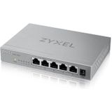 Zyxel - MG-105 - 5-Poort 2.5G Multi-Gigabit Unmanaged Switch - Thuis Entertainment - SOHO Netwerk