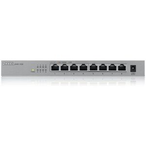 Zyxel MG-108-ZZ0101F Schakelaar met acht poorten voor home entertainment of SOHO-netwerken Port 2,5G RJ45 Unmanad,8 Port2,5G RJ45Unmanaged,Zwart