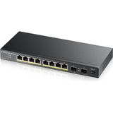 Zyxel GS1100-10HP v2 Unmanaged Gigabit Ethernet (10/100/1000) Power over Ethernet (PoE) Zwart
