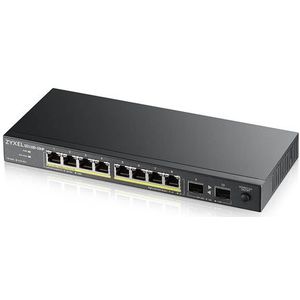 Zyxel GS1100-10HP v2 Unmanaged Gigabit Ethernet (10/100/1000) Power over Ethernet (PoE) Zwart