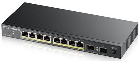 Zyxel GS1100-10HP v2 Unmanaged Gigabit Ethernet (10/100/1000) Power over Ethernet (PoE) Zwart