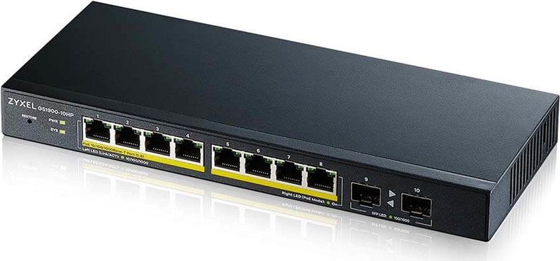 Switch ZyXEL GS1900-10HP-EU0102F