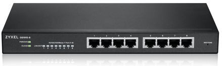 Zyxel GS1915-8 Managed L2 Gigabit Ethernet (10/100/1000) Zwart