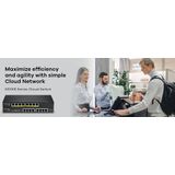 Zyxel GS1915-8EP Managed L2 Gigabit Ethernet (10/100/1000) Power over Ethernet (PoE) Zwart