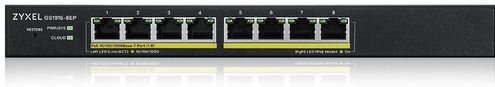 Zyxel GS1915-8EP Managed L2 Gigabit Ethernet (10/100/1000) Power over Ethernet (PoE) Zwart