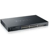 Zyxel XMG1930-30 Managed L3 2.5G Ethernet (100/1000/2500) Zwart