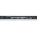 Zyxel Switch 24x GE XMG1930-30 NebulaFlex Layer 2, 4x 10GbE (30 Havens), Netwerkschakelaar, Zwart