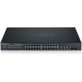 Zyxel 2.5G Multi-Gig Lite-L3 Smart Managed Switch met 24 poorten en 6 poorten 10G Uplink (4 koper/2 SFP+) [XMG1930-30]