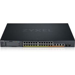 Zyxel 24-poorts 2.5G Multi-Gig PoE++/PoE+ Lite-L3 Smart Managed Switch 700W met 6-poorts 10G Uplink (4 koper/2 SFP+) [XMG1930-30HP].