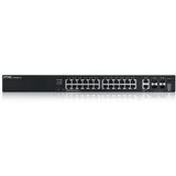 Zyxel - XGS2220-30 - Layer 3 Toegangsschakelaar - Zwart - 24x1G RJ45 - 2x10G Multi-Gigabit