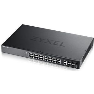Zyxel - XGS2220-30 - Layer 3 Toegangsschakelaar - Zwart - 24x1G RJ45 - 2x10G Multi-Gigabit