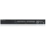 Zyxel - XGS2220-30F - Managed L3 Switch - Zwart - 24 SFP - 4 SFP+ - 2 10G Ethernet