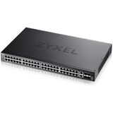 Zyxel - XGS2220 - Layer 3 Access Switch - Zwart - 24x1G RJ45, 2x10MultiGig RJ45