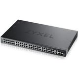 Zyxel - XGS2220 - Layer 3 Access Switch - Zwart - 24x1G RJ45, 2x10MultiGig RJ45
