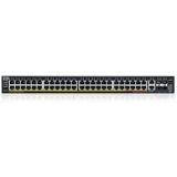 Zyxel - XGS2220 - Layer 3 Toegangsschakelaar - Zwart - 960W PoE - 48x1G RJ45