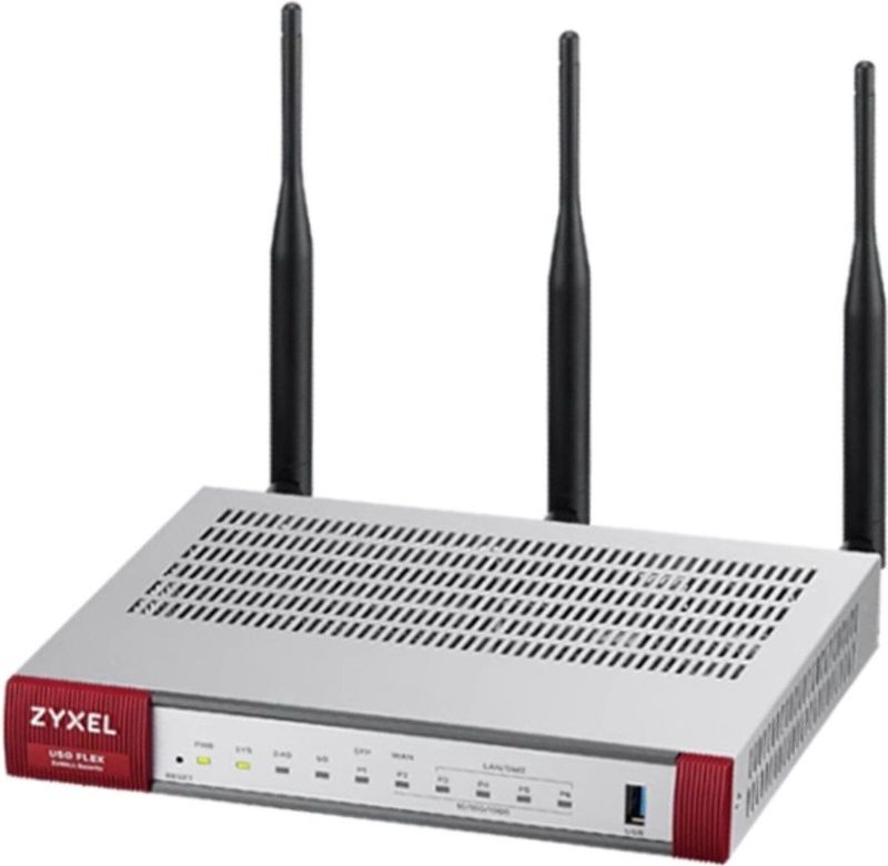 Zyxel - USG FLEX 100AX - Firewall - Zwart - Geavanceerde Beveiliging
