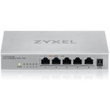 Zyxel - XMG-105 - 5-Port 2.5G Multi-Gig Switch - Blauw - Desktop/Wandmontage